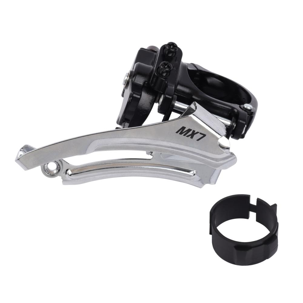 Переключатель передний SENTYEH MX 7 FD, 3х7 скоростей, емкость 20Т, вес 148гр,