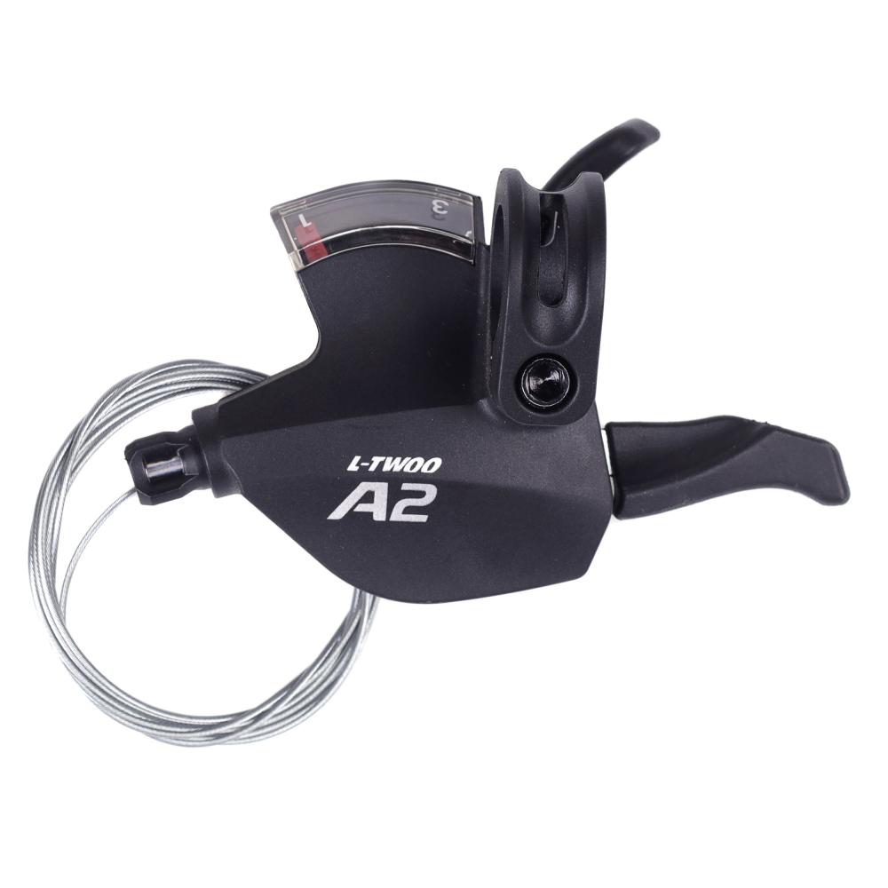 Шифтер левый, L-TWOO A2, 3 скорости, 2:1-shimano совместим, материал: композит, трос перекл. 1850мм