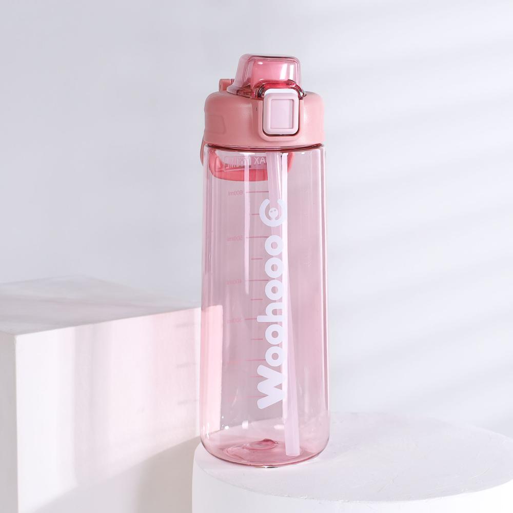 Бутылка для воды 780 ml Вуухууу-Woohooo / Пищевой PP / уп 60 / Розовый / АКЦИЯ