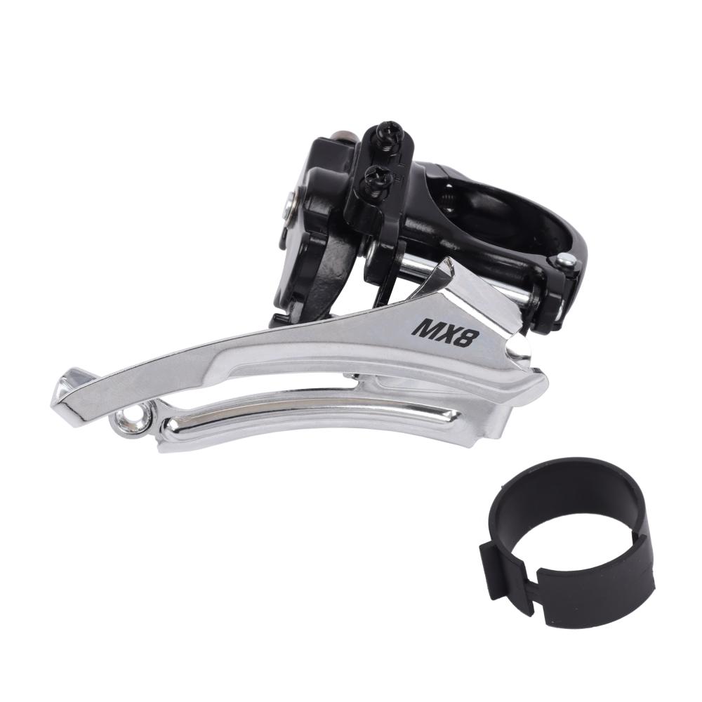 Переключатель передний SENTYEH MX 8 FD, 3х8 скоростей, емкость 20Т, вес 148гр,