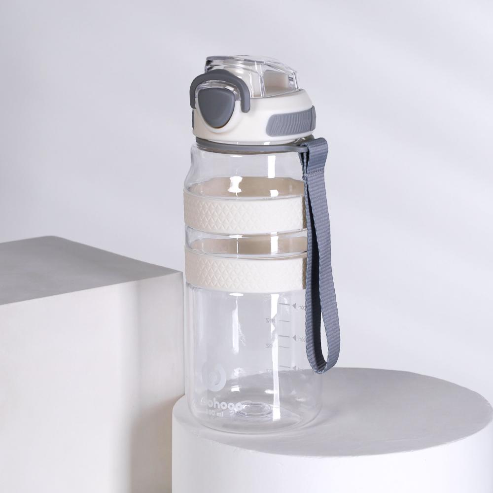 Бутылка для воды Вуухууу-Woohooo 850 ml / Пищевой PP / Белый / уп 60 / АКЦИЯ